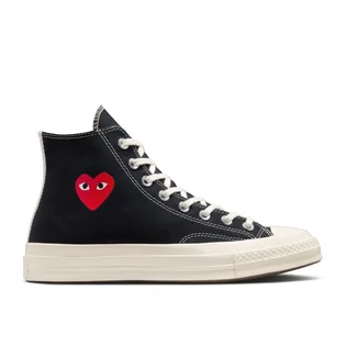 Кеди унісекс Converse X Comme Des Garçons Play X Chuck 70 High Black A08801C