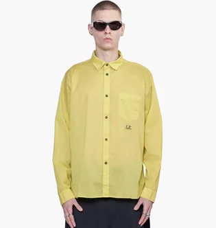 Рубашка унисекс C.P. Company Light Mussola. Yellow 18CMSH248A110349G