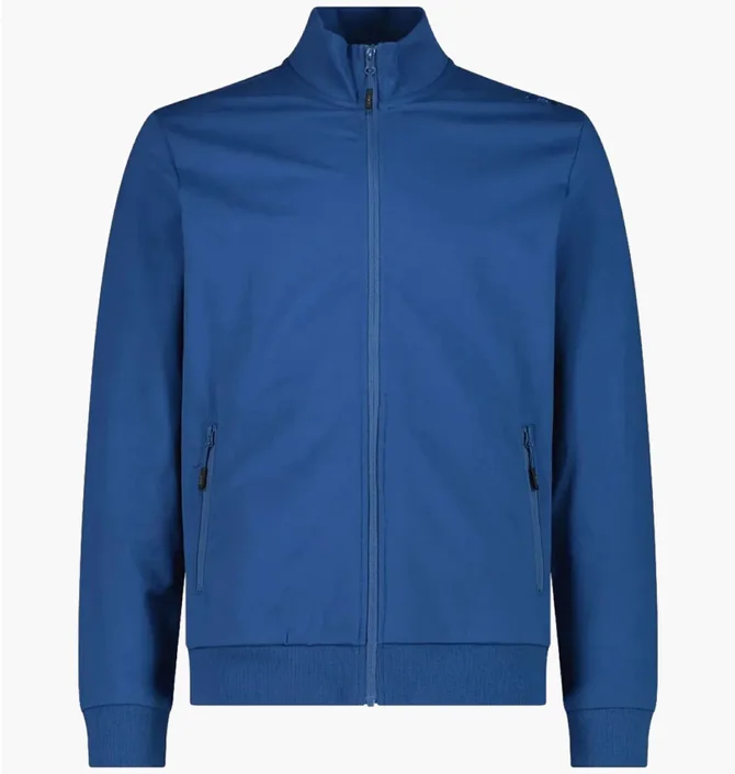 Олимпийка мужская CMP Stretch Brushed Fleece Blue 31D4307-N825