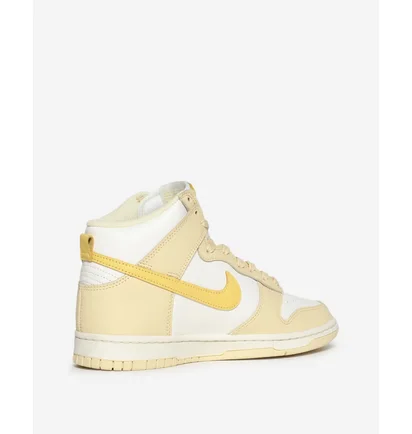 Кроссовки женские Nike Dunk High White/Yellow DD1869-201