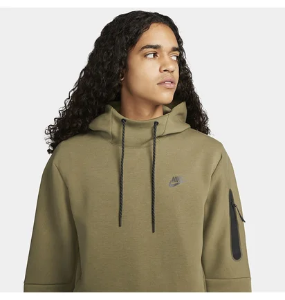 Худи мужское Nike Sportswear Tech Fleece Olive Dd5174-222