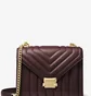 Сумка жіноча Michael Kors Whitney Large Quilted Leather Convertible Shoulder Bag Bordo 30F8GXIL3T-BAROLO-7835