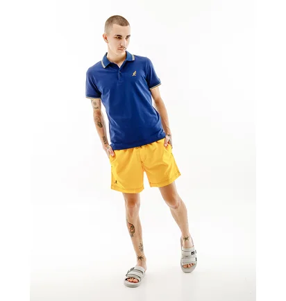 Поло мужское AUSTRALIAN 2-Stripe Pique Polo S-Fit Blue LSUPO0004-842B