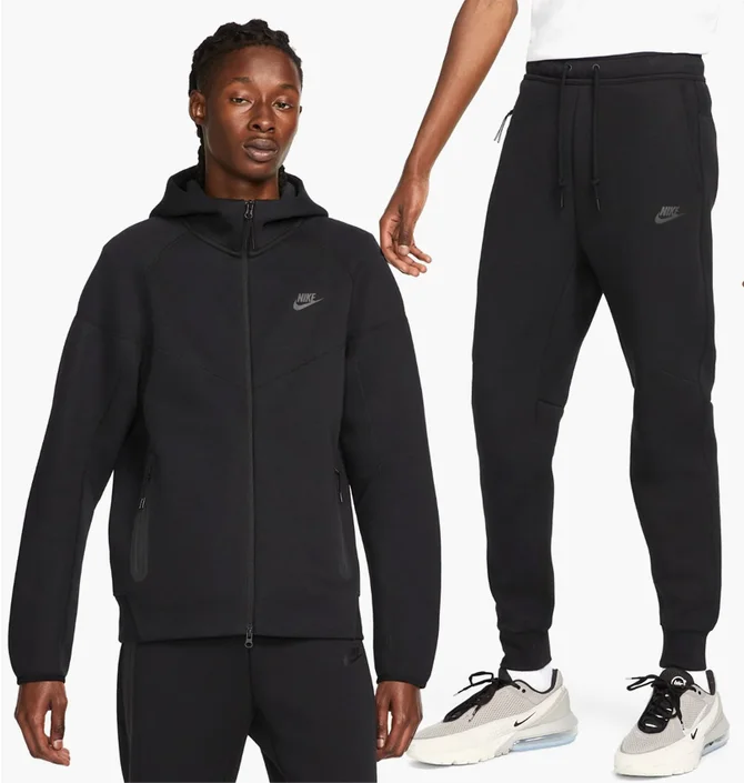 Спортивный костюм мужской Nike Tech Fleece Black FB7921-010__FB8002-010