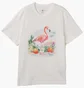 Футболка мужская Air Jordan Ess Flamingo Ss Crew White HJ2399-100