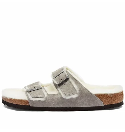Сандалі чоловічі Birkenstock Arizona Fur Grey 1017402