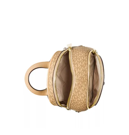 Рюкзак жіночий Michael Kors Rhea Mini Color-Block Logo Backpack Beige 30S0GEZB0B-BUTTERMILK-MULTI-66195