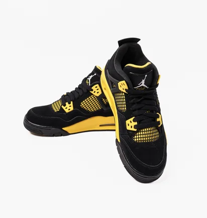 Кроссовки мужские Air Jordan 4 Retro Thunder Black DH6927-017
