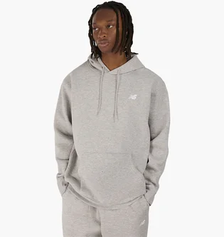 Худи мужское New Balance Brushed Back Small Logo Hoodie Grey MT41511AG
