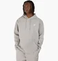 Худи мужское New Balance Brushed Back Small Logo Hoodie Grey MT41511AG