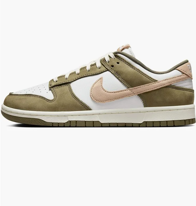 Кроссовки мужские Nike Dunk Low Retro Prm Medium Olive White/Olive FQ8250-200