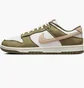 Кроссовки мужские Nike Dunk Low Retro Prm Medium Olive White/Olive FQ8250-200