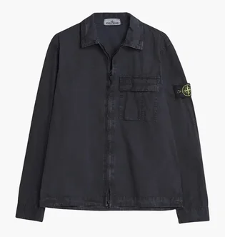 Куртка мужская Stone Island Old Effect Overshirt Black L1S151200008-S00WN-V0120