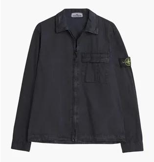 Куртка чоловіча Stone Island Old Effect Overshirt Black L1S151200008-S00WN-V0120