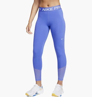 Легінси жіночі Nike Pro Mid-Rise Full-Length Leggings Light Blue FB5687-413