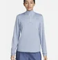 Кофта жіноча Nike Swift Element Uv Protection 1/4-Zip Running Top Light Blue FB4316-440
