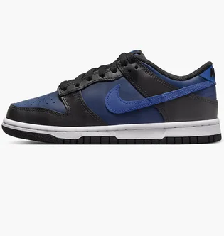 Кроссовки детские Nike Dunk Low Midnight Navy Black/Blue DH9765-402