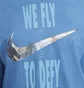 Свитшот женский Nike Swoosh Fly Boxy Long-Sleeve T-Shirt Light Blue Dx0726-407