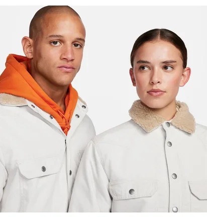 Куртка унісекс Nike Sb Padded Flannel Jacket Beige FQ0512-072