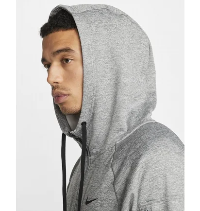 Толстовка мужская Nike Therma MenS Therma-Fit Full-Zip Fitness Top Grey DQ4830-063