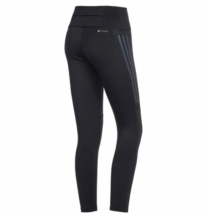 Леггинсы женские Adidas Dailyrun 3 Stripes 7/8 Running Tights Black HS5454