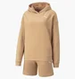 Спортивный костюм женский Puma Loungewear Short Beige 673703-89