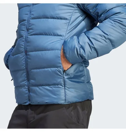 Пуховик чоловічий Adidas Terrex Multi Light Down Hooded Jacket Blue IP6039