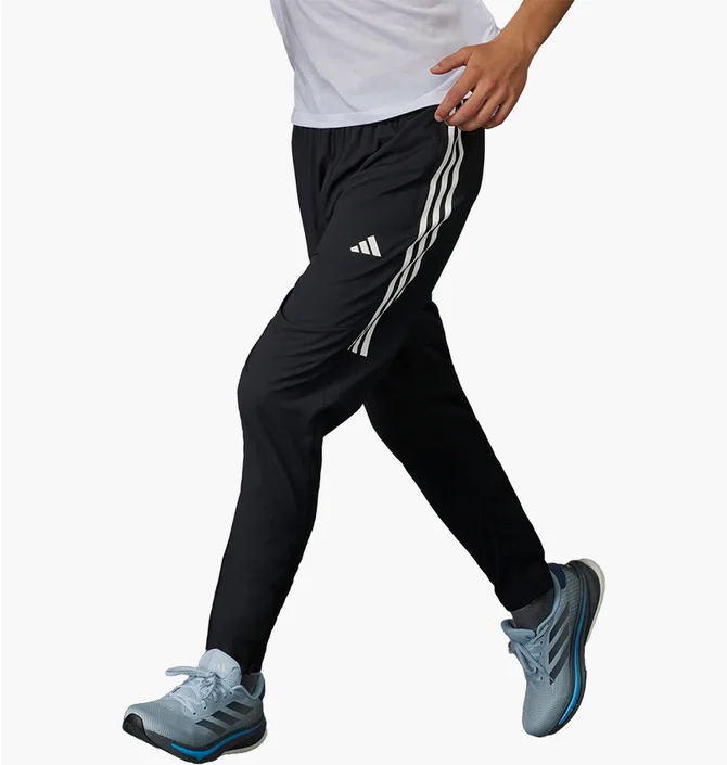 Штаны мужские Adidas Own The Run 3-Stripes Black IK4982
