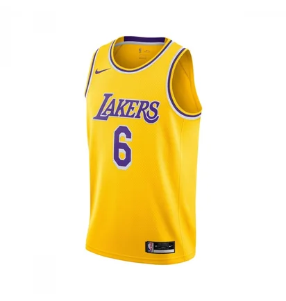 Майка чоловіча Nike Nba Icon Edition Swingman Jersey Los Angeles Lakers Lebron James Yellow CW3669-738
