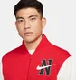 Бомбер мужской Nike Retro Varsity Red/White DZ2551-657
