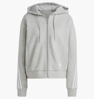 Толстовка женская Adidas Future Icons 3-Stripes Grey IB8511