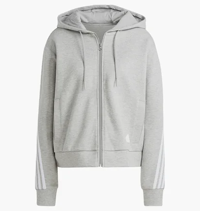 Толстовка жіноча Adidas Future Icons 3-Stripes Grey IB8511