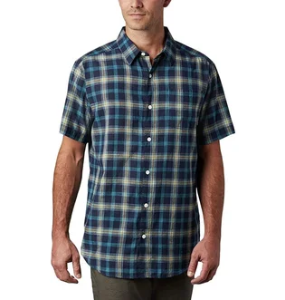 Рубашка мужская Columbia Under Exposure Short Sleeve Shirt Blue AJ1238-790