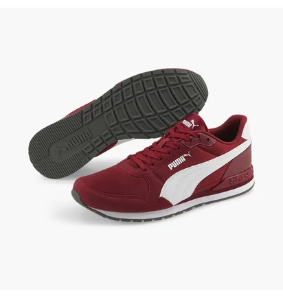 Кросівки унісекс Puma St Runner V3 Mesh Red/White 384640-04