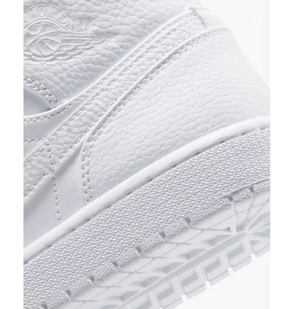 Кроссовки мужские Air Jordan 1 Mid White 554724-130