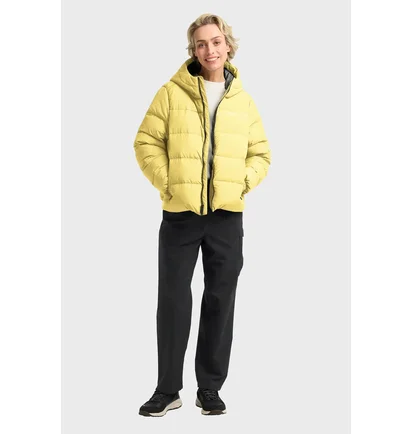 Пуховик жіночий JACK WOLFSKIN Frozen Palace Yellow A65097M-0064