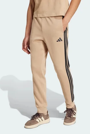 Штаны мужские Adidas Essentials 3-Stripes Fleece Beige JX0712