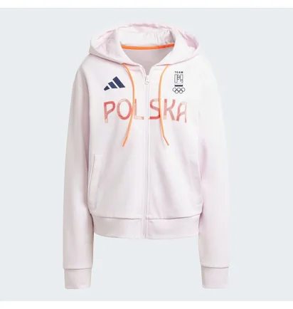 Толстовка женская Adidas Poland Full-Zip White JF6705