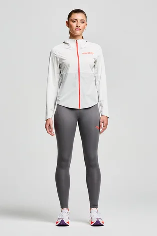 Вітровка жіноча Saucony Endorphin Runshield Jacket White SAW800456-CD