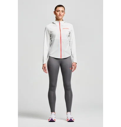 Вітровка жіноча Saucony Endorphin Runshield Jacket White SAW800456-CD