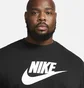 Свитшот мужской Nike Sportswear Club Fleece Futura Logo Crewneck Sweatshirt Black Dq4912-010