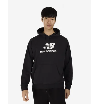 Худи мужское New Balance Sport Essentials French Terry Logo Hoodie Black MT41501BK