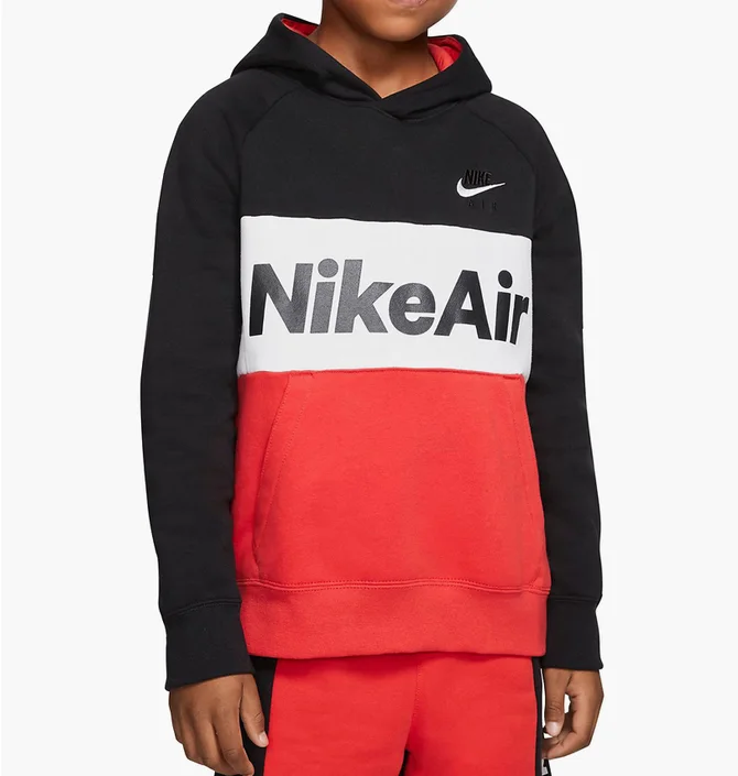 Худи детское Nike Air Black/Red Db5470-011