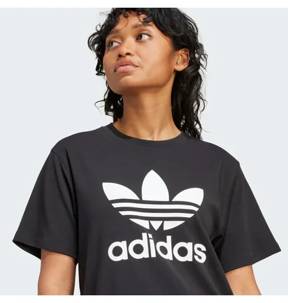 Футболка женская Adidas Trefoil Regular T-Shirt Black IR9533