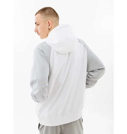 Худі чоловіче Nike M Nsw Hybrid Ltwt Wr White/Grey FB1627-100