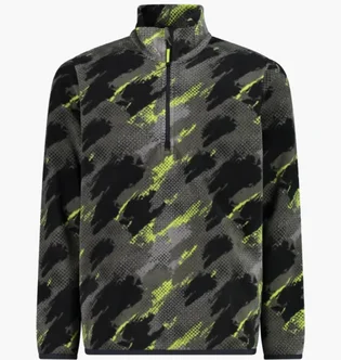 Кофта дитяча CMP Arctic Fleece Black/Green 34G4904-01ZS
