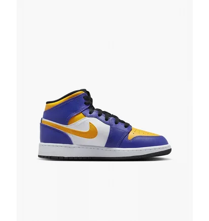 Кроссовки детские Air Jordan 1 Mid Gs Blue DQ8423-517