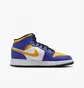 Кроссовки детские Air Jordan 1 Mid Gs Blue DQ8423-517