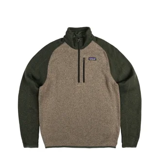 Кофта мужская Patagonia Better Sweater 1/4 Zip Brown/Green 25523-SBDY