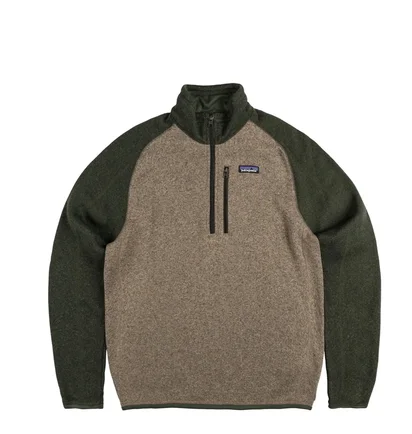 Кофта мужская Patagonia Better Sweater 1/4 Zip Brown/Green 25523-SBDY